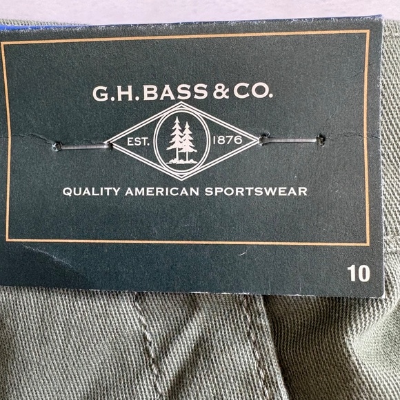 G.H. Bass & Co. Ladies' Chino Ankle Pants, Green, Size 10, NWT - Picture 7 of 16